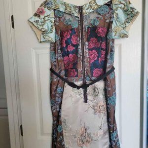 Byron Lars Brocade Dress, Size 12